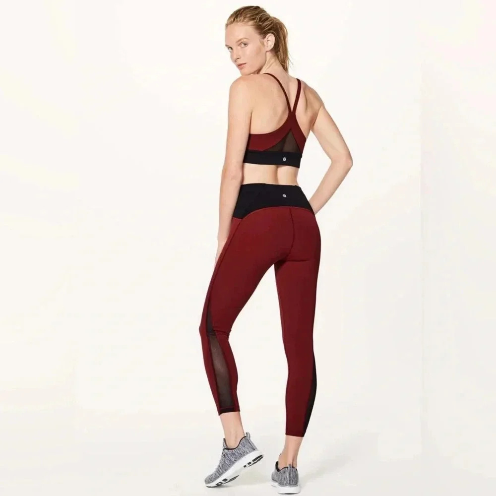 Lululemon Train Times 7/8 Pant *25" Oxidized / Black Size 4 - Picture 4 of 10